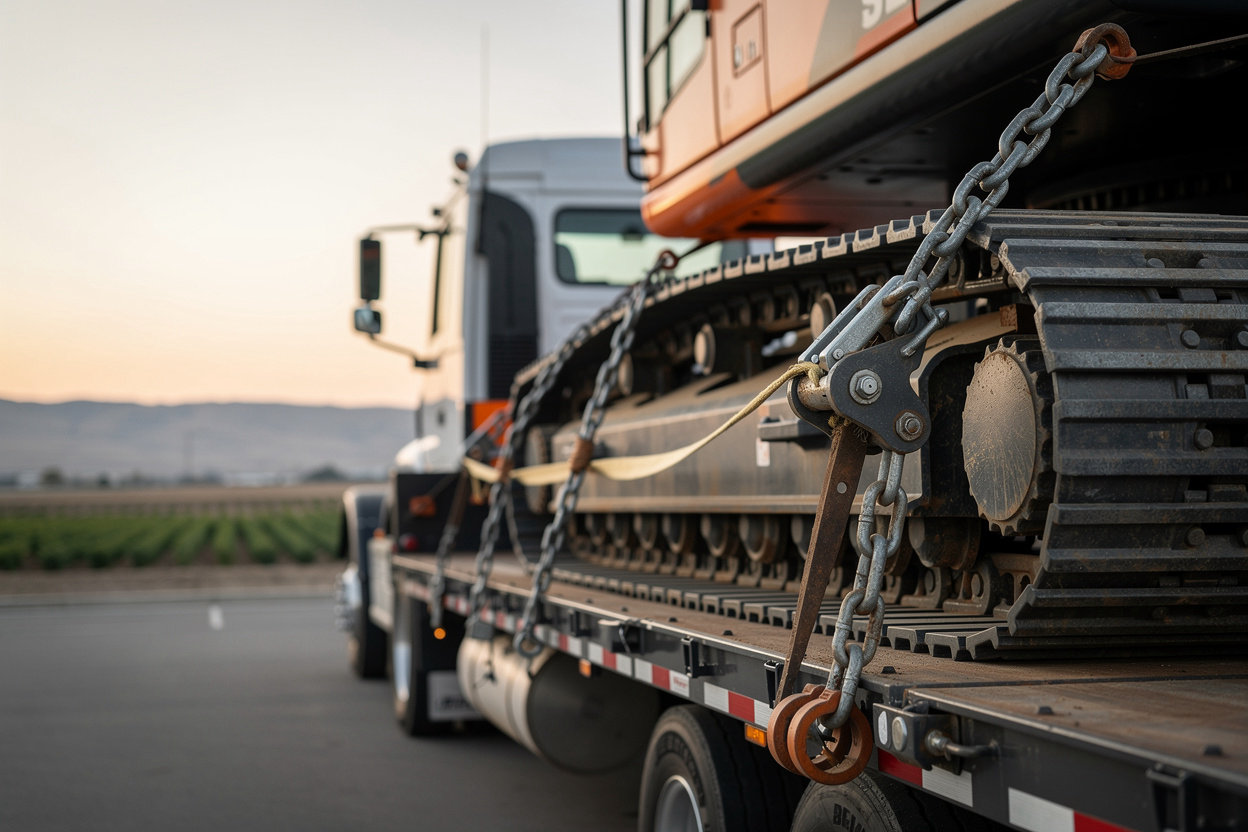 Douglas L Myovich Trucking, Inc. heavy haul equipment transport services in Fresno CA